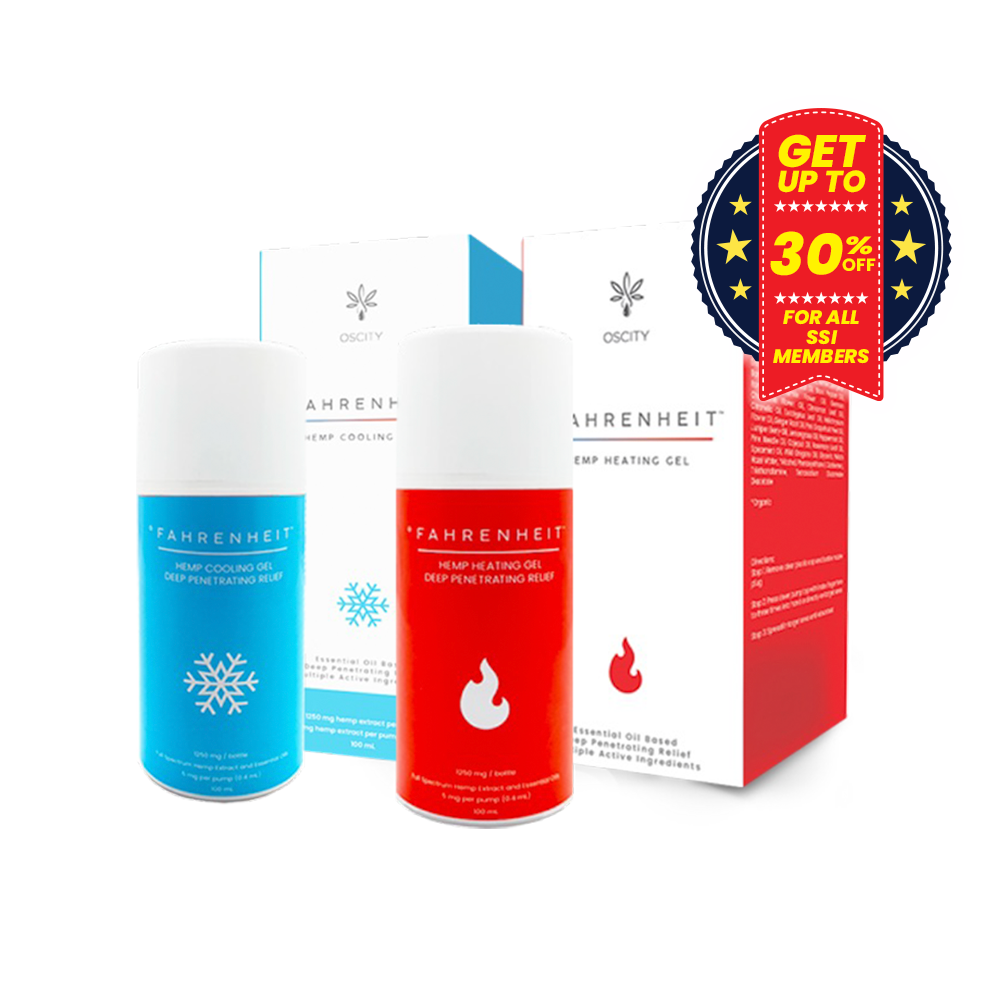 SSI EXCLUSIVE: Fahrenheit Relief Heating OR Cooling Gel 3oz Pump
